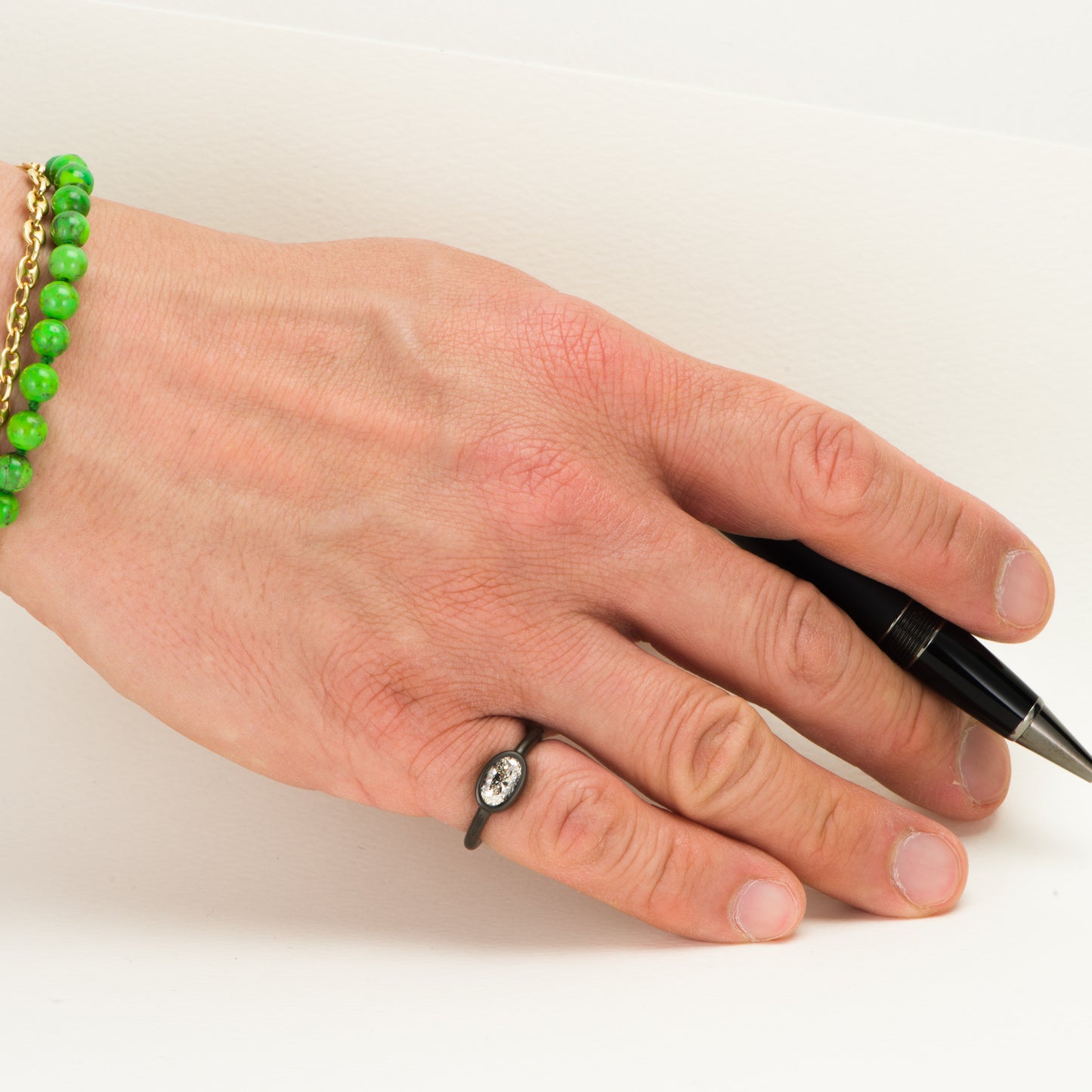 1.05ct D SI2 Very Good エンゲージリング オーバルブリリアントカット ダイヤモンド プラチナリング  (D: 1.05ct) Pt950 GIA