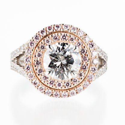 1.5ct ダイヤモンドリング　D IF GIA argyle pink