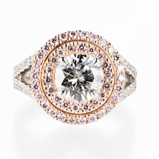 1.5ct ダイヤモンドリング　D IF GIA argyle pink