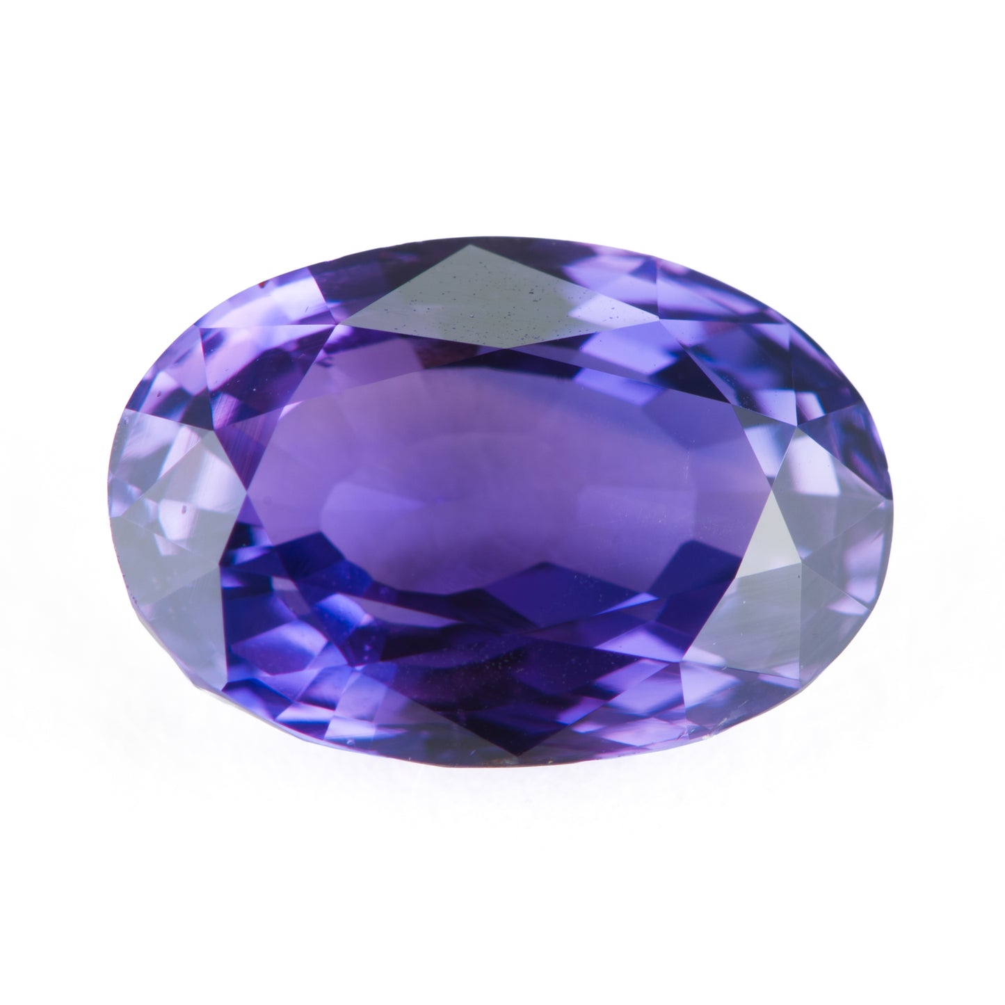 3.54ct 非加熱パープルサファイア オーバルシェイプ ルース, GIA No heat Sapphire