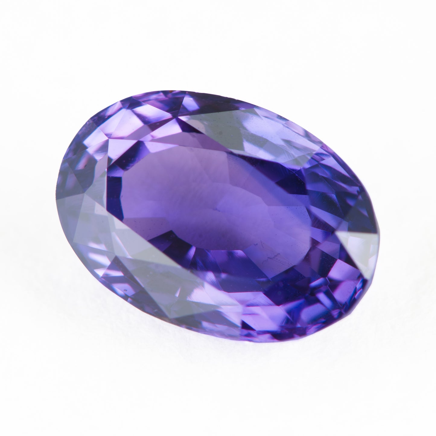 3.54ct 非加熱パープルサファイア オーバルシェイプ ルース, GIA No heat Sapphire