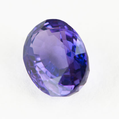 3.54ct 非加熱パープルサファイア オーバルシェイプ ルース, GIA No heat Sapphire