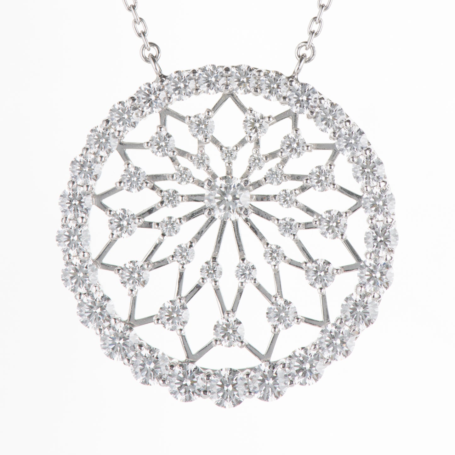 Spark スパーク 6ct ダイヤモンド プラチナ製ペンダント D:6.18ct Pt950/850