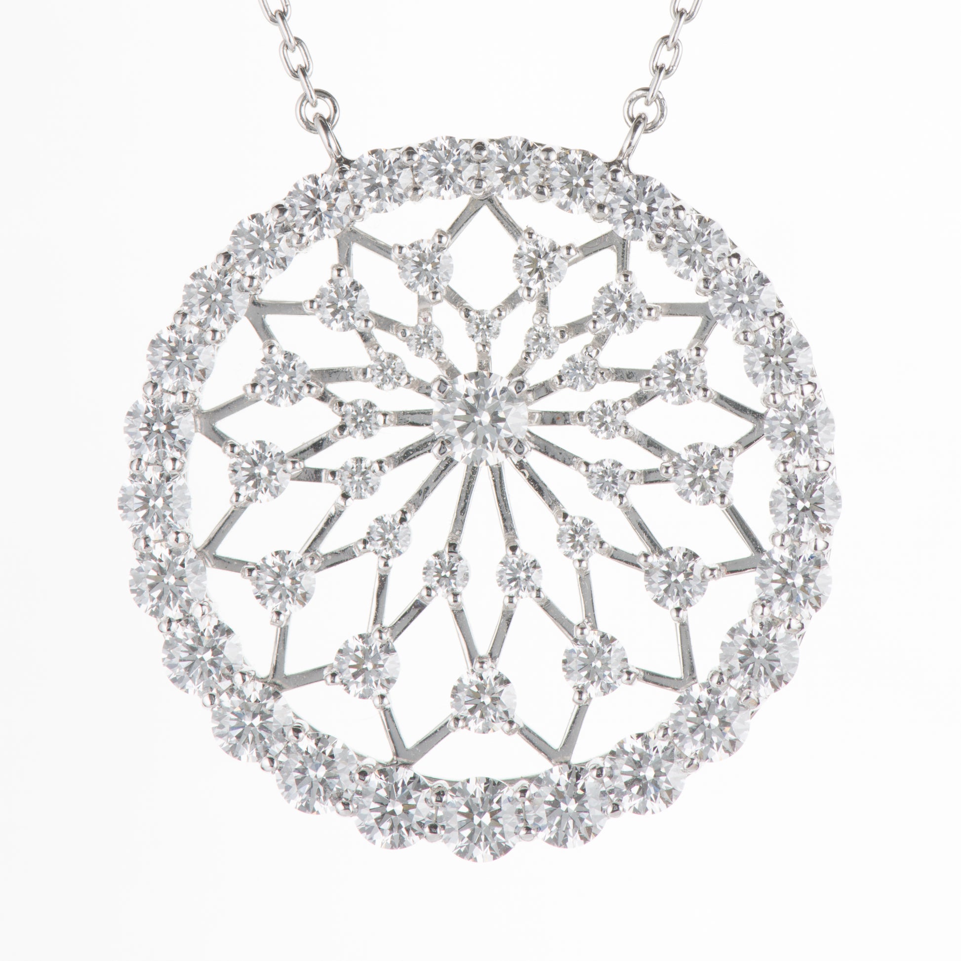 Spark スパーク 6ct ダイヤモンド プラチナ製ペンダント D:6.18ct Pt950/850