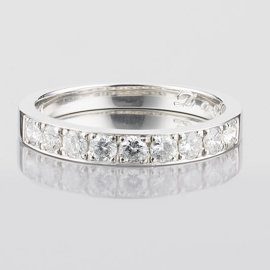 3mm 0.5ct ダイヤモンド　マリッジリング プラチナ製