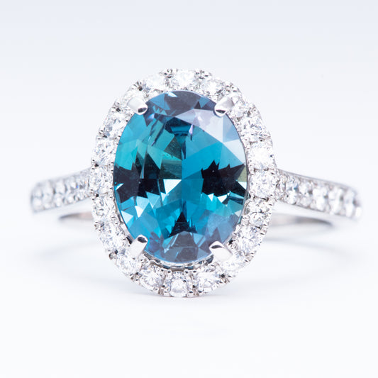 2.5ct アレキサンドライトリング Al 2.59ct D0.79ct Pt950