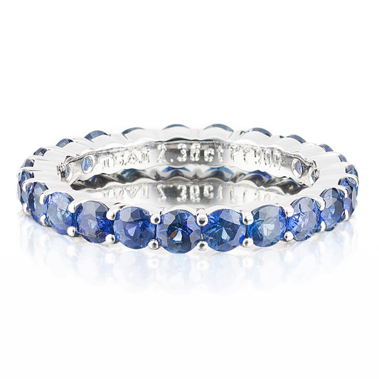 サファイアフルエタニティーリング　プラチナ製 2.3ct Pt900