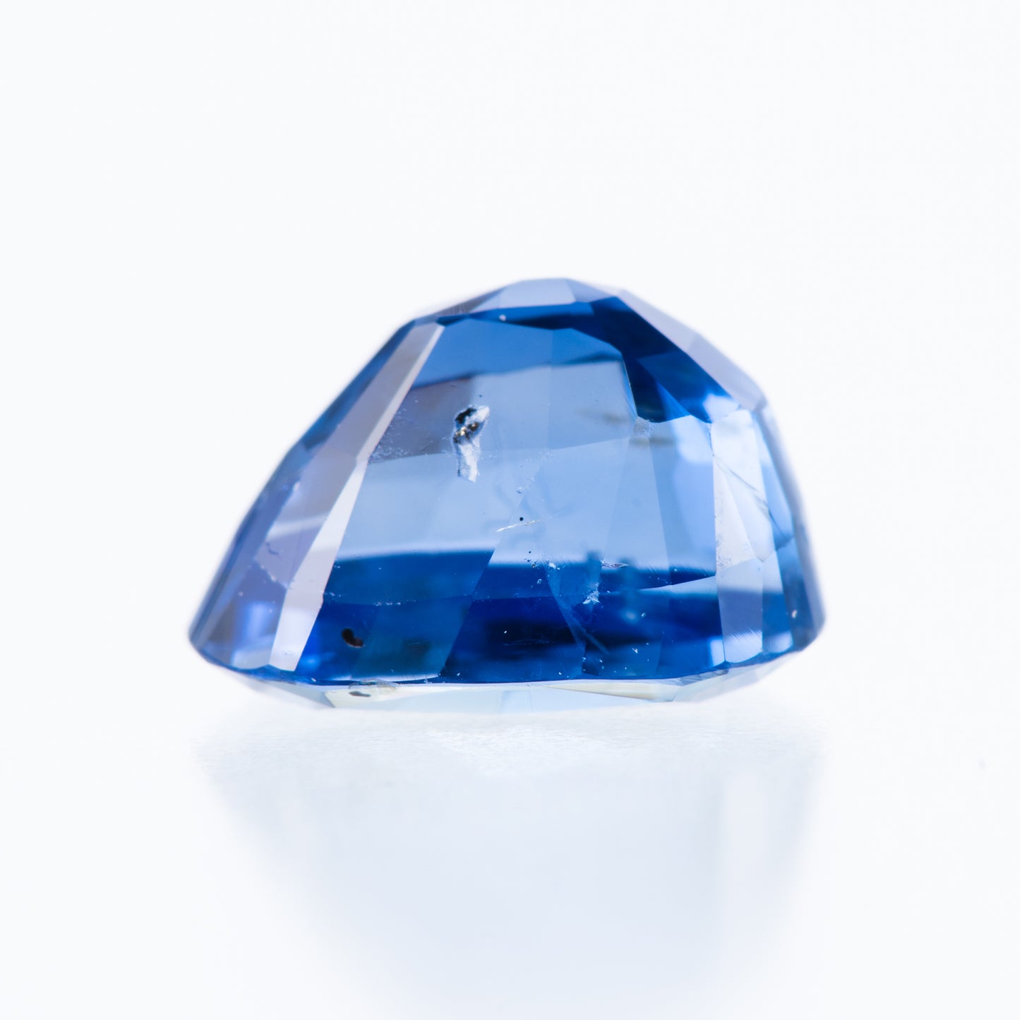 2.09ct, 非加熱ブルーサファイア オーバルシェイプ ルース, GIA