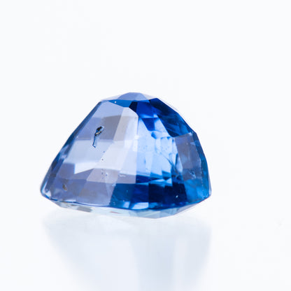 2.09ct, 非加熱ブルーサファイア オーバルシェイプ ルース, GIA