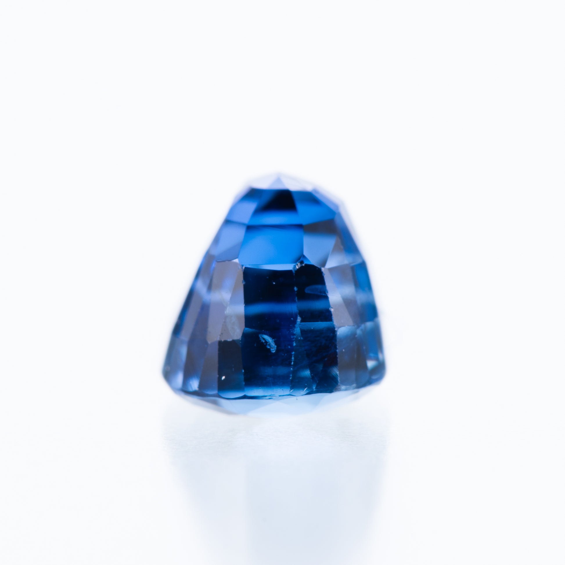 2.09ct, 非加熱ブルーサファイア オーバルシェイプ ルース, GIA