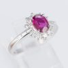 ルビーxダイヤモンド プラチナリング R: 1.03 ct D: 0.53ct Pt900