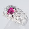 ルビーxダイヤモンド プラチナリング R: 1.41 ct D: 0.8ct Pt900 - 画像 (3)