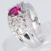 ルビーxダイヤモンド プラチナリング R: 1.41 ct D: 0.8ct Pt900 - 画像 (4)
