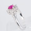 ルビーxダイヤモンド プラチナリング R: 0.4 ct D: 0.3ct Pt900 - 画像 (4)
