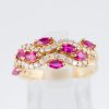 ルビー×ダイヤモンド イエローゴールドリング R:0.83ct D: 0.38ct - 画像 (4)
