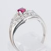 ルビーxダイヤモンド プラチナリング R: 0.304 ct D: 0.43ct Pt900 - 画像 (5)