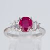 ルビーxダイヤモンド プラチナリング R: 1.33 ct D: 0.43ct Pt900 - 画像 (2)
