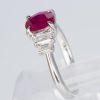 ルビーxダイヤモンド プラチナリング R: 1.33 ct D: 0.43ct Pt900 - 画像 (4)