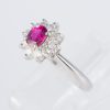 ルビーxダイヤモンド プラチナリング R: 0.53 ct D: 0.38ct Pt900 - 画像 (3)