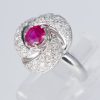 ルビーxダイヤモンド プラチナリング R: 1.07 ct D: 0.64ct Pt900 - 画像 (3)