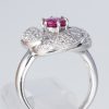 ルビーxダイヤモンド プラチナリング R: 1.07 ct D: 0.64ct Pt900 - 画像 (5)
