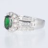 グリーンガーネット×ダイヤモンド プラチナリング GG: 0.86 ct D: 1.11ct Pt900 - 画像 (3)