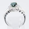 グリーンガーネット×ダイヤモンド プラチナリング GG: 1.19 ct D: 1.02ct Pt900 - 画像 (8)