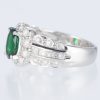 グリーンガーネット×ダイヤモンド プラチナリング GG: 1.19 ct D: 1.02ct Pt900 - 画像 (3)