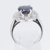 バイオレットサファイア x ダイヤモンド プラチナリング VS: 3.386 ct D: 1.03ct Pt900 - 画像 (9)
