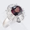 バイオレットサファイア x ダイヤモンド プラチナリング VS: 3.386 ct D: 1.03ct Pt900 - 画像 (5)