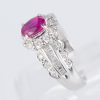 ルビーxダイヤモンド プラチナリング R: 1.01 ct D: 0.75ct Pt900 - 画像 (4)