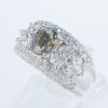 アレキサンドライトxダイヤモンド プラチナリング Al: 1.792 ct D: 0.82ct Pt900