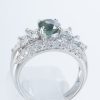 アレキサンドライトxダイヤモンド プラチナリング Al: 1.792 ct D: 0.82ct Pt900