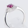 ルビーxダイヤモンド プラチナリング R: 1.1 ct D: 0.53ct Pt900 - 画像 (5)