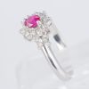 ルビーxダイヤモンド プラチナリング R: 0.38 ct D: 0.28ct Pt900 - 画像 (4)