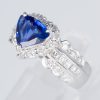 サファイアxダイヤモンド プラチナリング S: 1.62 ct D: 1.03ct Pt900 - 画像 (3)