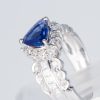 サファイアxダイヤモンド プラチナリング S: 1.62 ct D: 1.03ct Pt900 - 画像 (4)