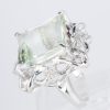 ベリルxダイヤモンド プラチナリング B: 15.54 ct D: 0.35ct Pt900 - 画像 (4)
