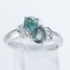 アレキサンドライトxダイヤモンド プラチナリング Al: 1.2 ct D: 0.09ct Pt900