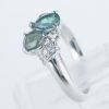 アレキサンドライトxダイヤモンド プラチナリング Al: 1.2 ct D: 0.09ct Pt900
