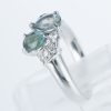 アレキサンドライトxダイヤモンド プラチナリング Al: 1.2 ct D: 0.09ct Pt900