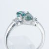 アレキサンドライトxダイヤモンド プラチナリング Al: 1.2 ct D: 0.09ct Pt900