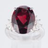 ロードライトガーネットxダイヤモンド プラチナリング RG: 11.84 ct D: 0.46ct Pt900 - 画像 (7)