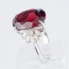 ロードライトガーネットxダイヤモンド プラチナリング RG: 11.84 ct D: 0.46ct Pt900 - 画像 (9)