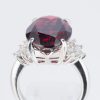 ロードライトガーネットxダイヤモンド プラチナリング RG: 11.84 ct D: 0.46ct Pt900 - 画像 (10)