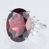 ロードライトガーネットxダイヤモンド プラチナリング RG: 11.84 ct D: 0.46ct Pt900 - 画像 (2)