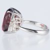 ロードライトガーネットxダイヤモンド プラチナリング RG: 11.84 ct D: 0.46ct Pt900 - 画像 (4)