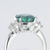 クロムトルマリンxダイヤモンド プラチナリング CrT: 3.45 ct D: 0.51ct Pt900 - 画像 (5)