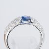 サファイアxダイヤモンド プラチナリング S: 0.64 ct D: 0.35ct Pt900 - 画像 (5)