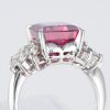 トルマリンxダイヤモンド プラチナリング T: 5.57 ct D: 0.51ct Pt900